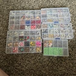 Bracelet Charm And Bead Lot