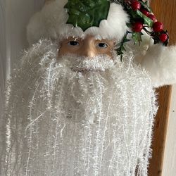Santa Head Christmas Ornament