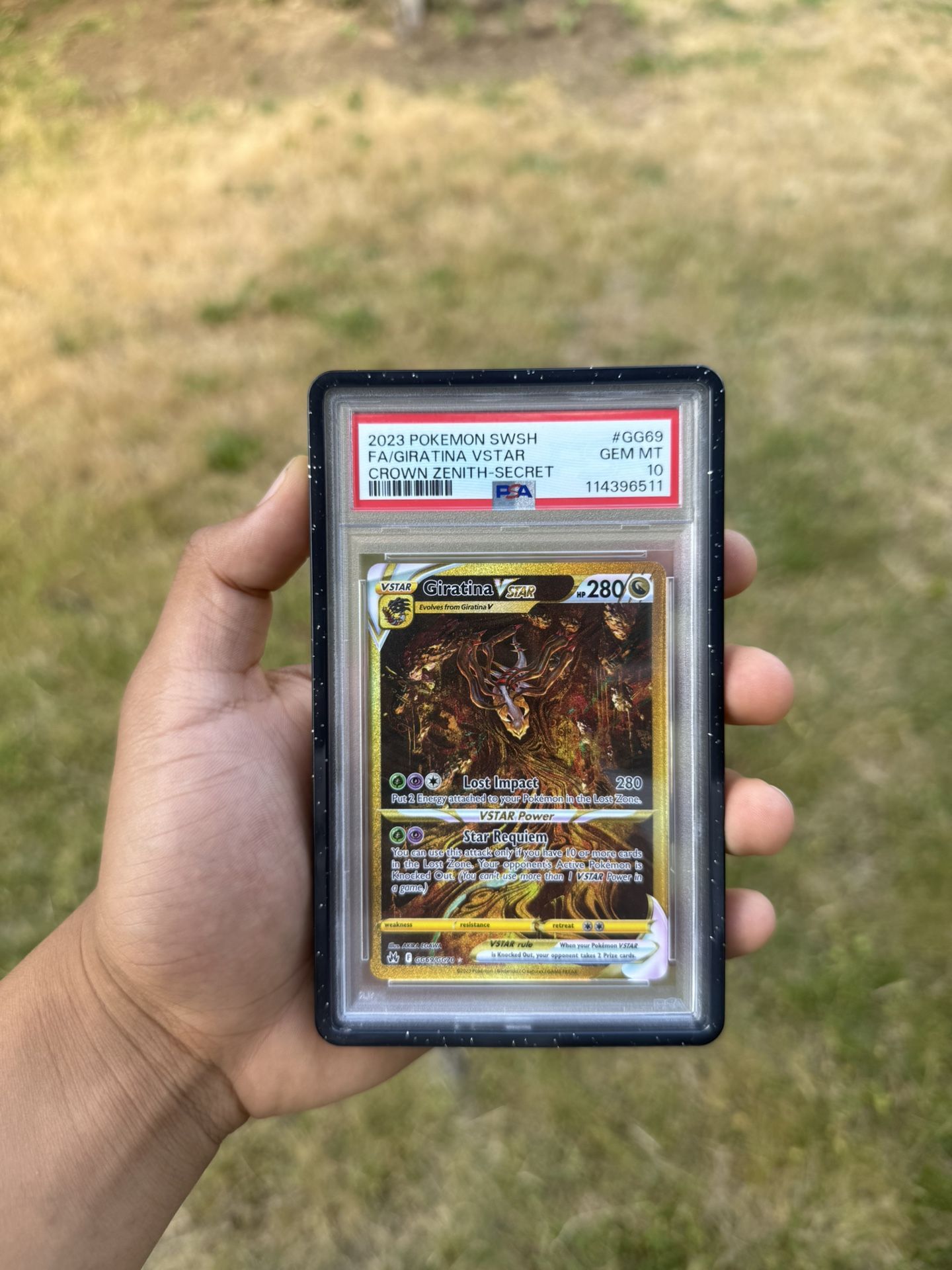 Pokemon Giratina VSTAR Crown Zenith Galarian Gallery PSA 10 GG69/GG70