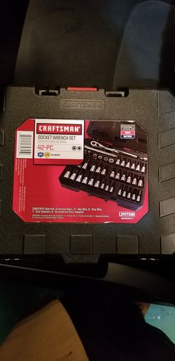 42 piece Craftsman socket set
