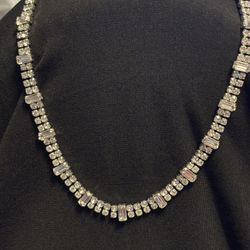 Gorgeous Vintage Kramer Signed Rhinestone Necklace and Matching Bracelet  Beautiful    $75