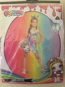 Girls Poopsie Slime Surprise Halloween Costume In Package Size 7-8