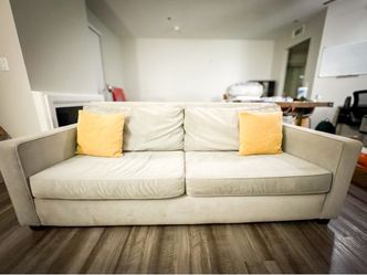 West Elm Gray Henry Sofa (76”) - $750 OBO