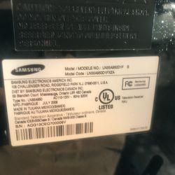 Televisión Samsung 55”