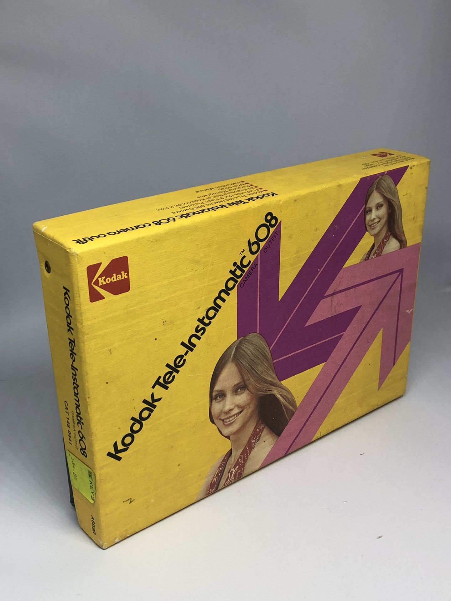 Vintage Kodak Tele-Instamatic 608 Film Camera W/ Box + Manuals