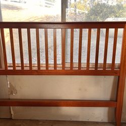 Solid Wood Bed Frame Queen Size