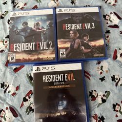 Resident Evil 2 + 3 + 7 Bundle new for ps5