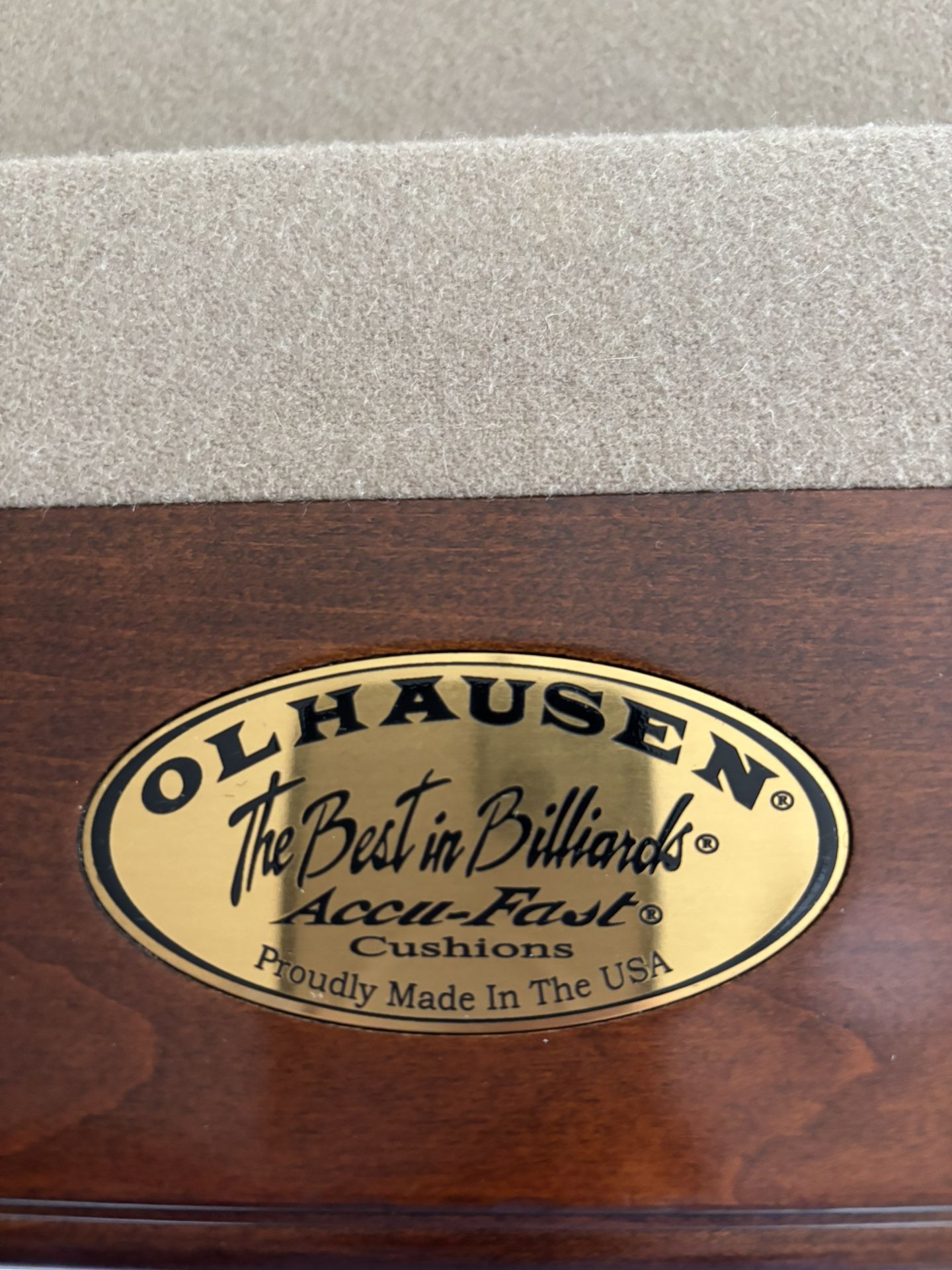 Olhausen Slate Professional Pool Table | 88”x 44” | 8 Foot table