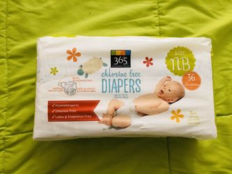 6 pack Diapers of 36 each new born