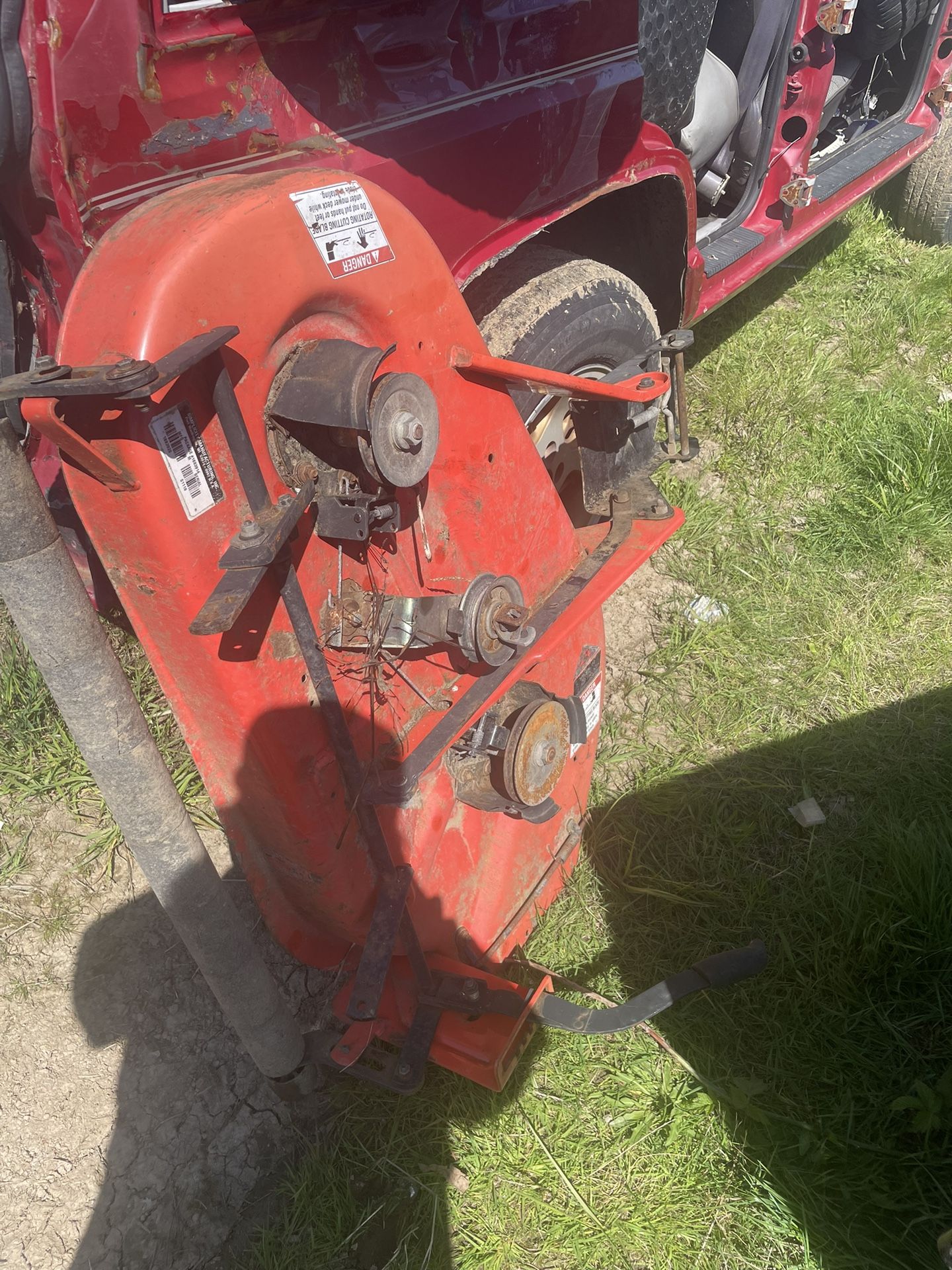 Simplicity Riding Lawn Mower Deck