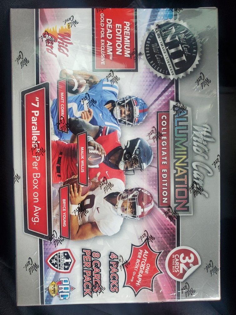 2022 Wild Card "ALUMINATION" Collegiate Edition MEGA Box, Factory Sealed