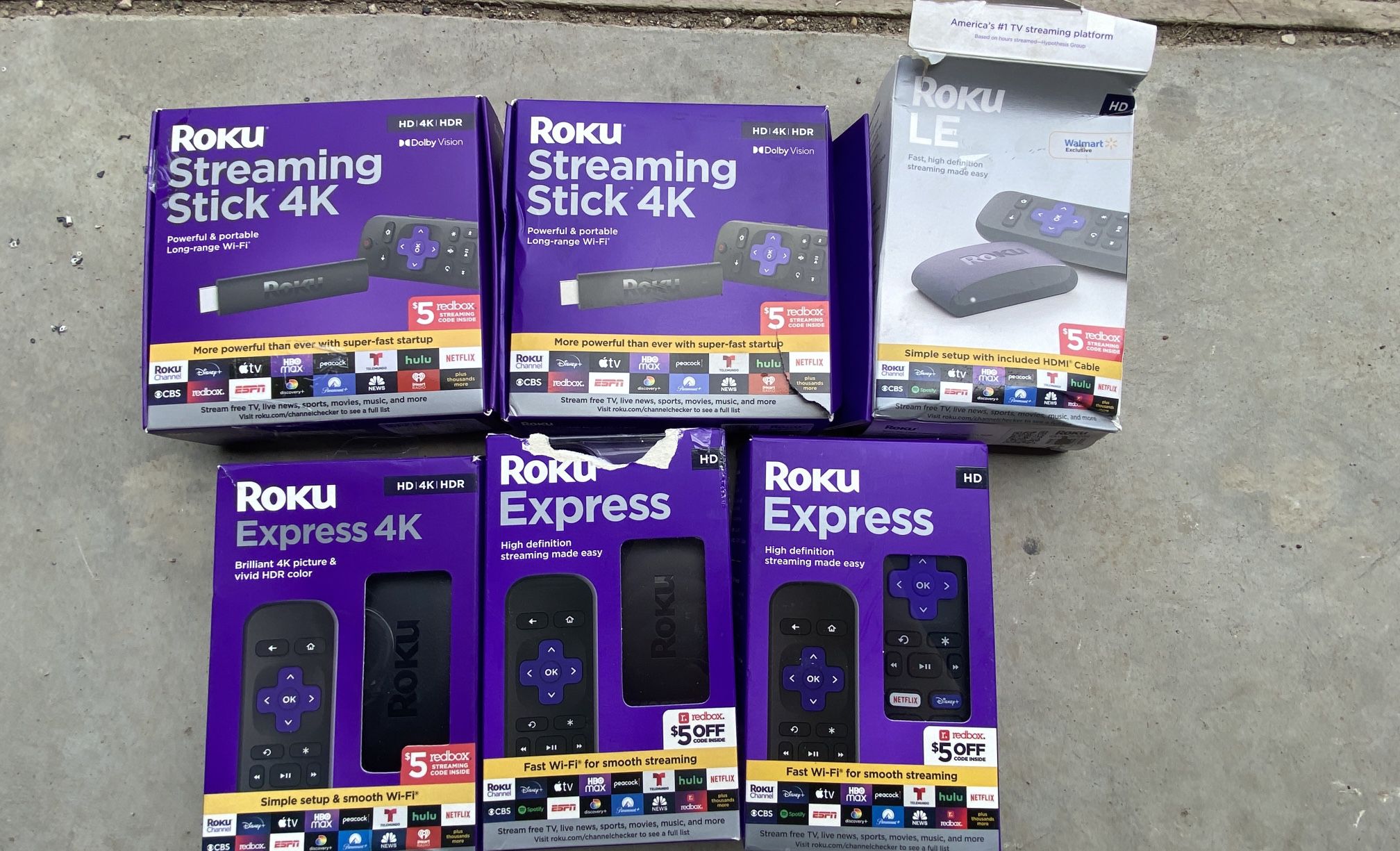 Roku Streaming Stick 4K 2022 Streaming Device AND Roku Express HD/4K/HDR Simple Remote 