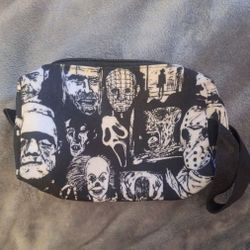 Horror Faces Make Up Bag