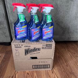 14 pack Windex Ammonia-Free Glass and Window Cleaner Spray Bottle,