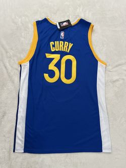 XXL Steph Curry Stitched Blue Warriors Jersey #30