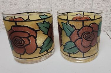 2 Vintage tumblers