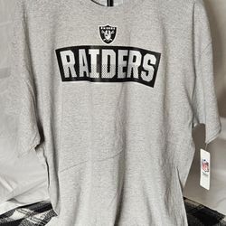 Men's Las Vegas Raiders NFL Team Apparel Heather Gray Legacy T-Shirt Size 2XL