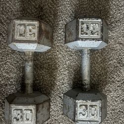 30 pound dumbbell
