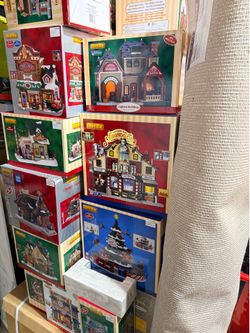 Christmas village blowout
