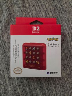 HORI Pokémon Pixel Art 24-Game Card Case Nintendo Switch 2