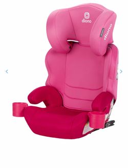 Diono Pink Booster Car Seat with Cup Holders