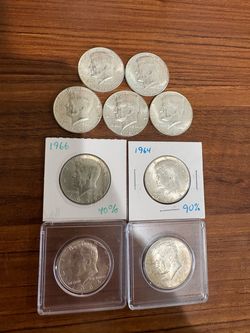 Kennedy Half Dollar Coin Lot – 1964–1968