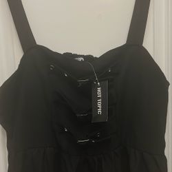 Hot Topic Black Dress,  New, Size Large