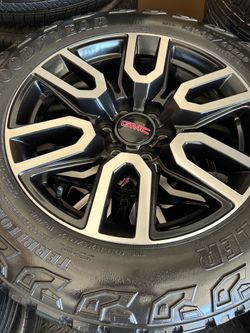 GMC AT4 rims and tires