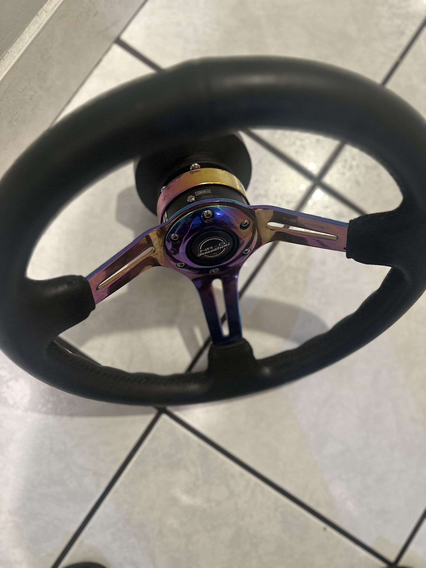 Nrg Steering Wheel With Adaptor 