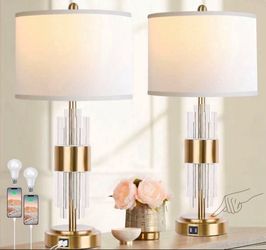 New Gold table Lamp Set