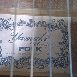 Yamaki Folk Deluxe W115 Acoustic Guitar 