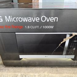 1.8 cu. ft. 30 in. W Smart Over the Range Microwave Oven with EasyClean in PrintProof Stainless Stee