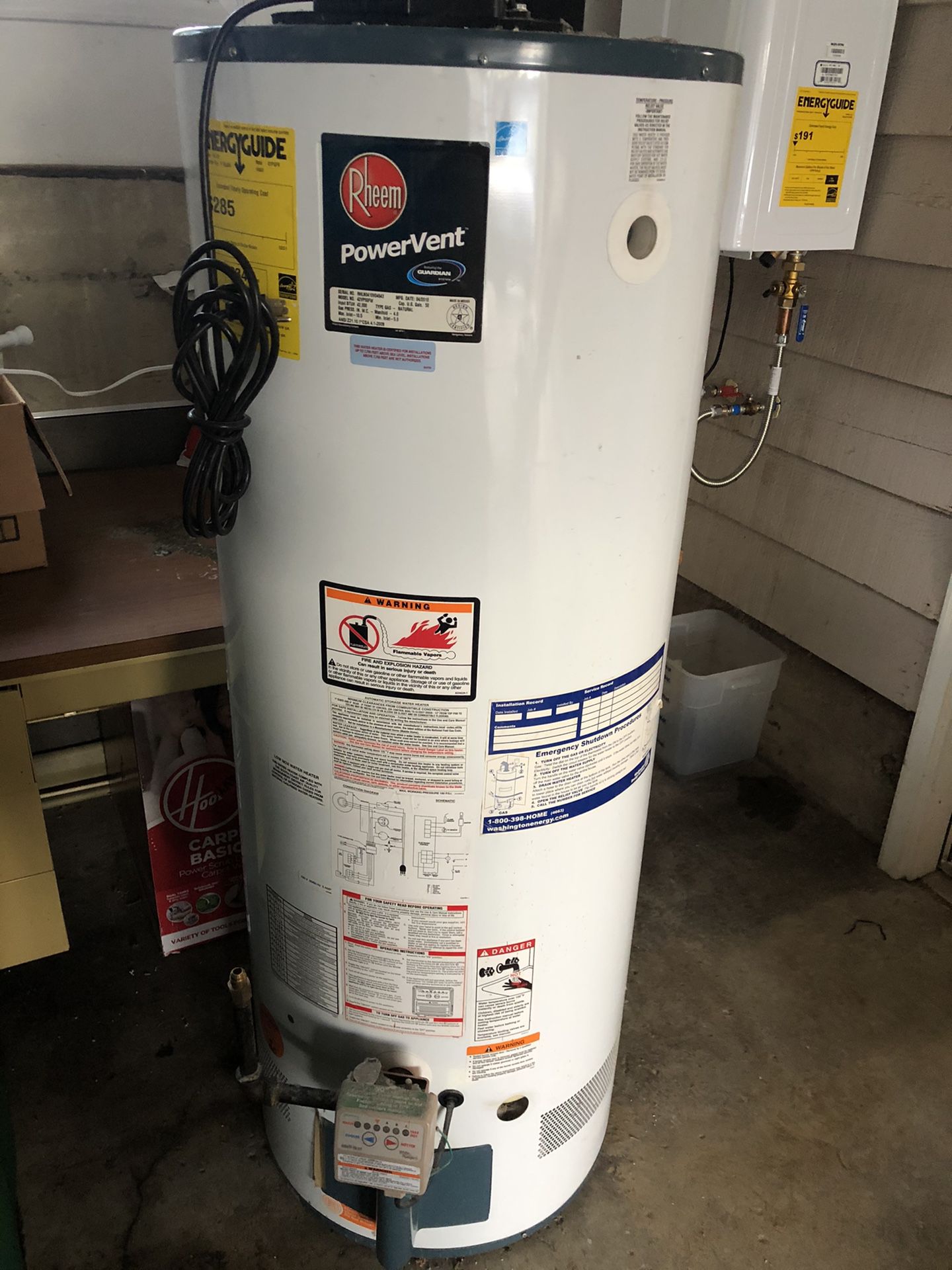 50 gallon Gas water heater works great