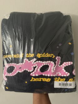 Sp5der hoodie Pink V2