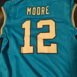 Men's Carolina Panthers DJ Moore Jersey Size Medium 