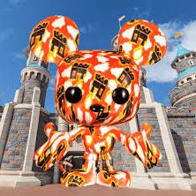 (NEW) Funko POP! Mickey Mouse #28 (Red w/Trains) (Artist Series) (with POP! Protector) Perfect Gift for any Mickey Mouse Fan or Collector