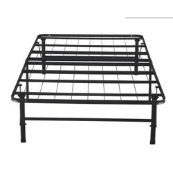 NEW In Box Twin 14” Bed Frame Heavy Duty Folding Foldable With Steel Slats No Box Spring $40 Firm