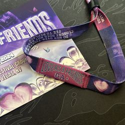 LOVERS AND FRIENDS FESTIVAL GA+ WRISTBAND