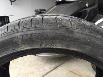 Two tires one month old prefect condition