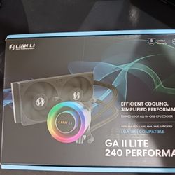 Lian Li Galahad 2 Lite Liquid Cooler 240mm Performance Aio CPU Cooler 