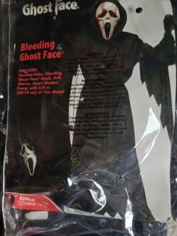 Ghost face child large 12-14