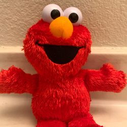 Sesame Street Elmo Giggles, And Talks, 10” Plush 