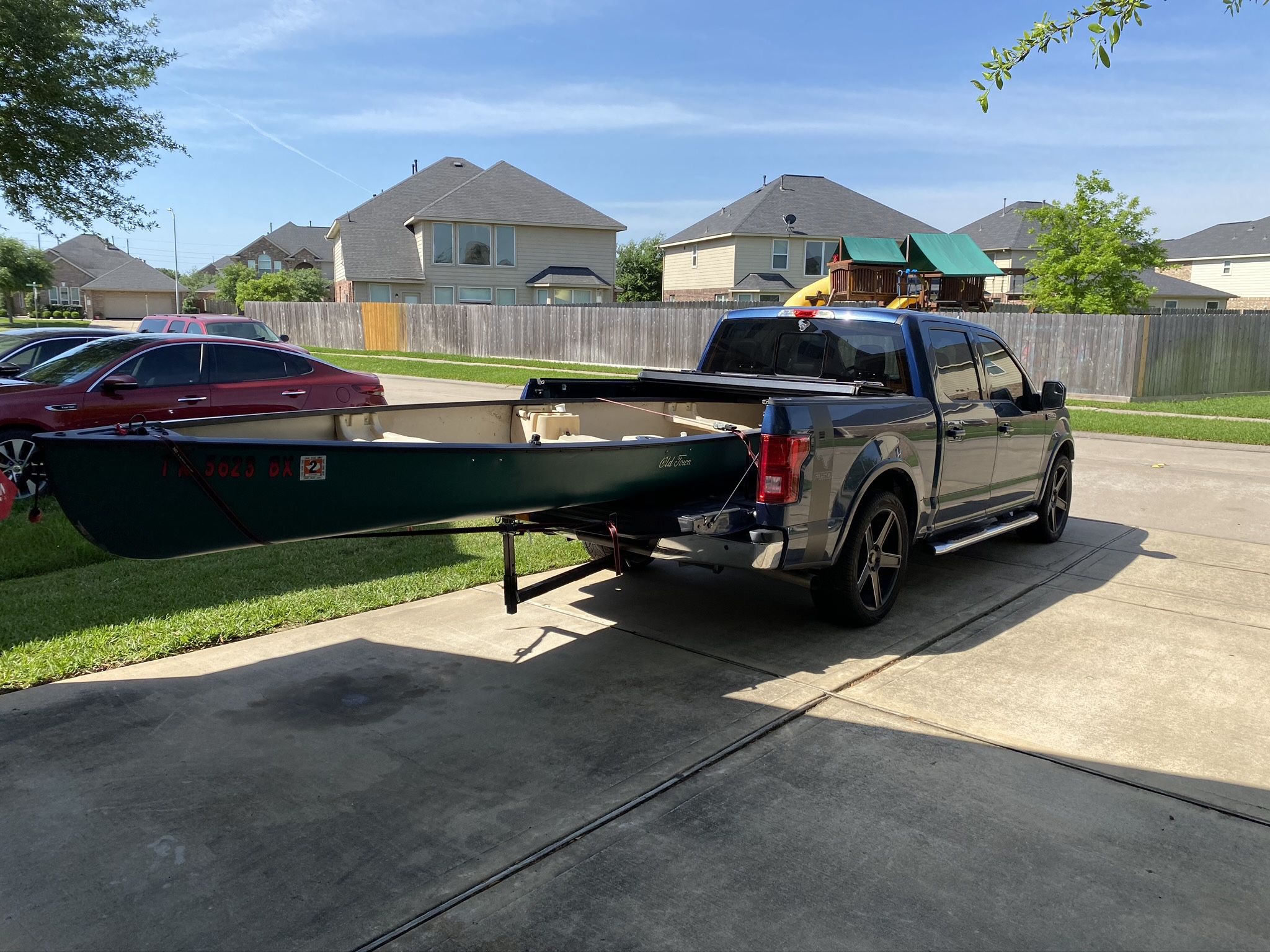 Canoe Trade for Running Motorcycle