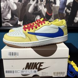 Travis Scott x Wmns Air Jordan 1 Retro Low OG SP Canary 