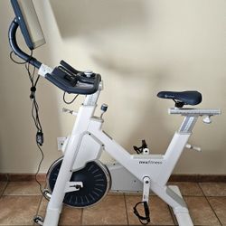 MYX FITNESS STATIONARY BIKE WITH 17 INCHES SCREEN.....NEW......$ 500