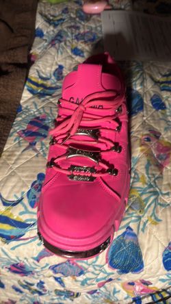 Pink gothic tennis shoes