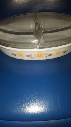vintage divided dish