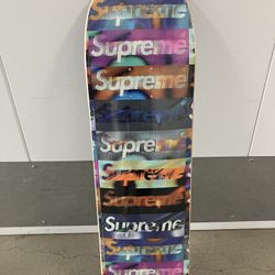 SUPREME DISTORTED SKATEBOARD