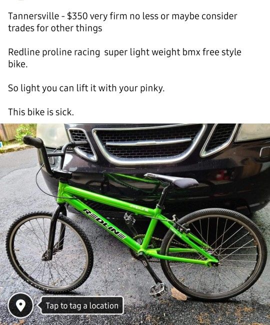 Redline Proline Aluminum Bmx Bike