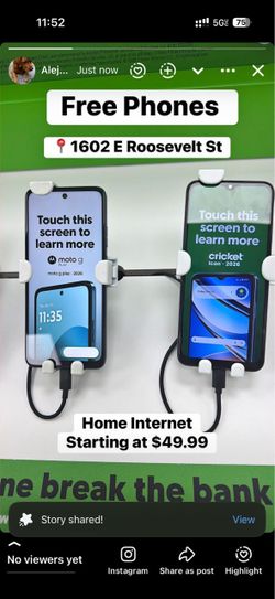 Free phones